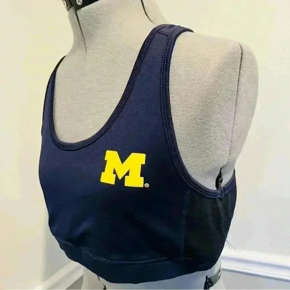 Other - University of Michigan Women's Navy Energy Sports Bra (no tag for brand) Large